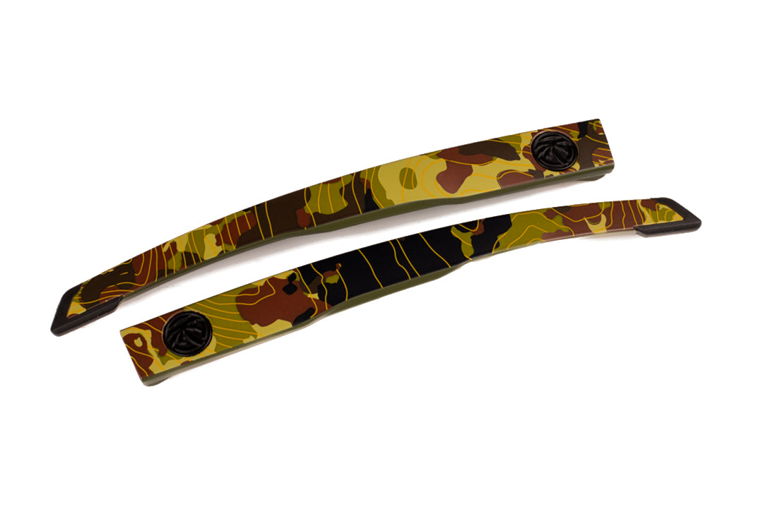 Heat Wave Visual Future Tech and Vector Replacement Arms with topocamo print.