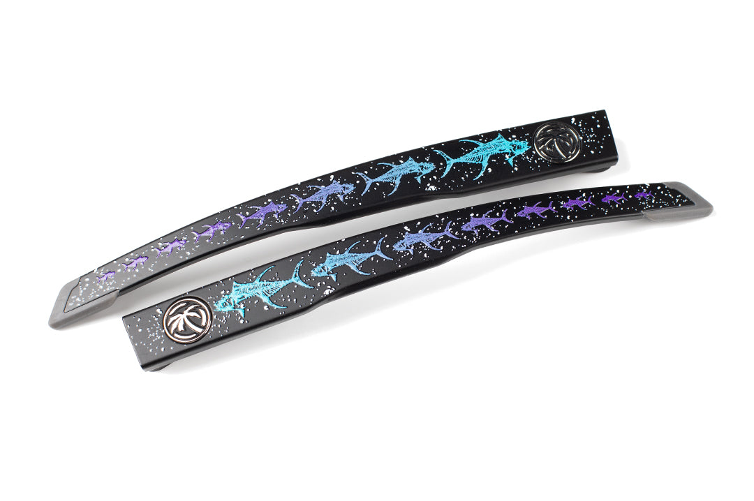 Heat Wave Visual Future Tech and Vector Replacement Arms with tuna bones print.