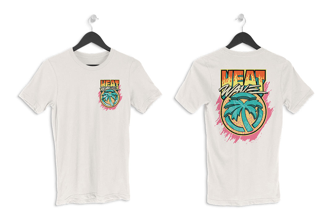 Heat Wave Visual Intense graphic T-shirt. 