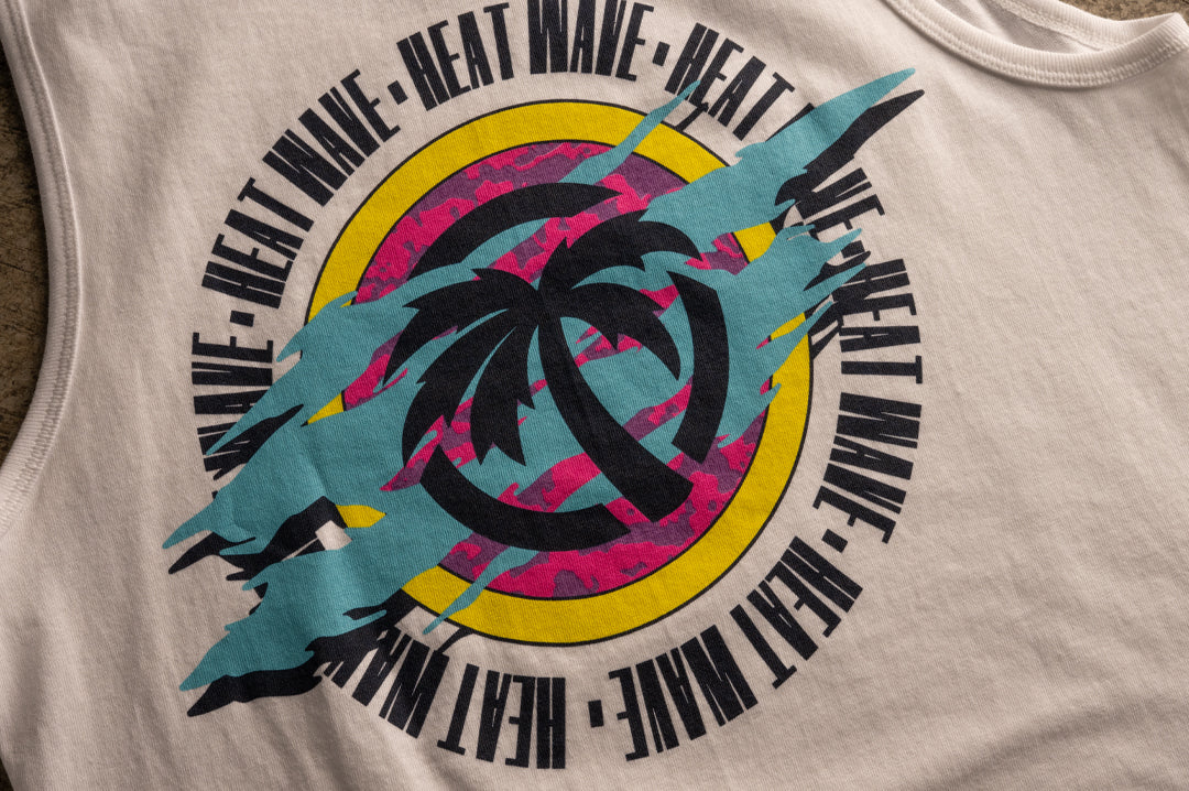 Heat Wave Saved by the Wave TANK TOP White