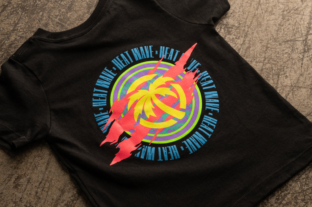 Heat Wave Saved by the Wave TODDLER T-Shirt Black