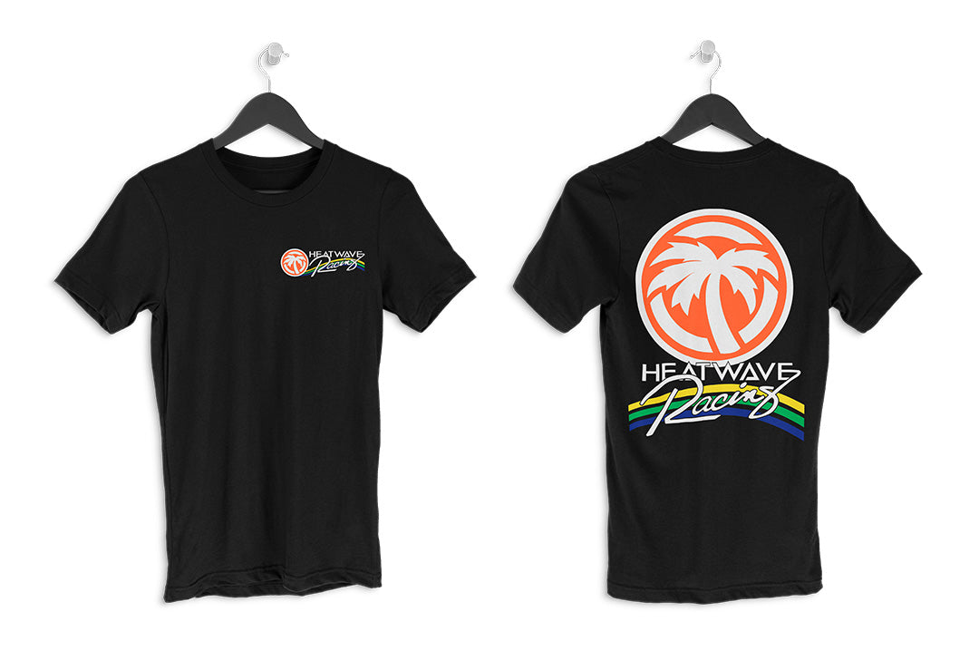 Heat Wave Visual Trading Paint Black T-shirt.