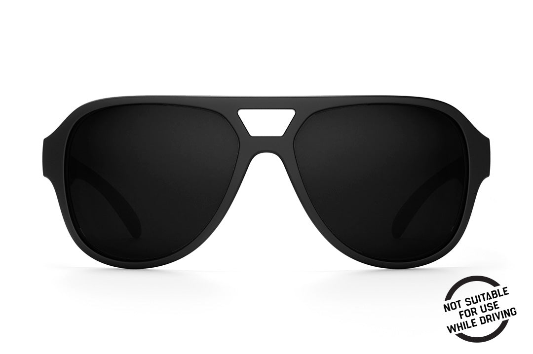 Heat Wave Visual Supercat ultra black lenses.