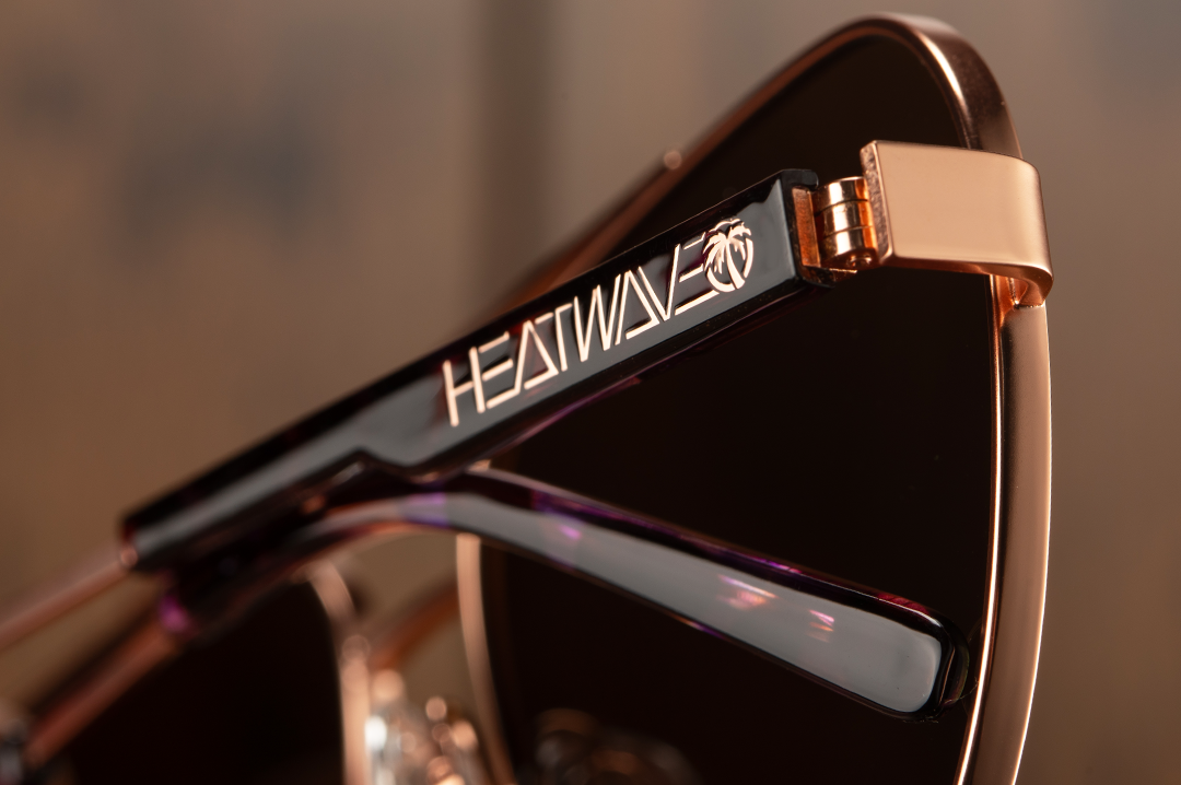 Incline Sunglasses: Rose Gold