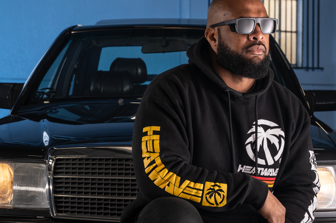 Ryan rocking the Heat Wave Visual Performance Rayth Sunglasses.