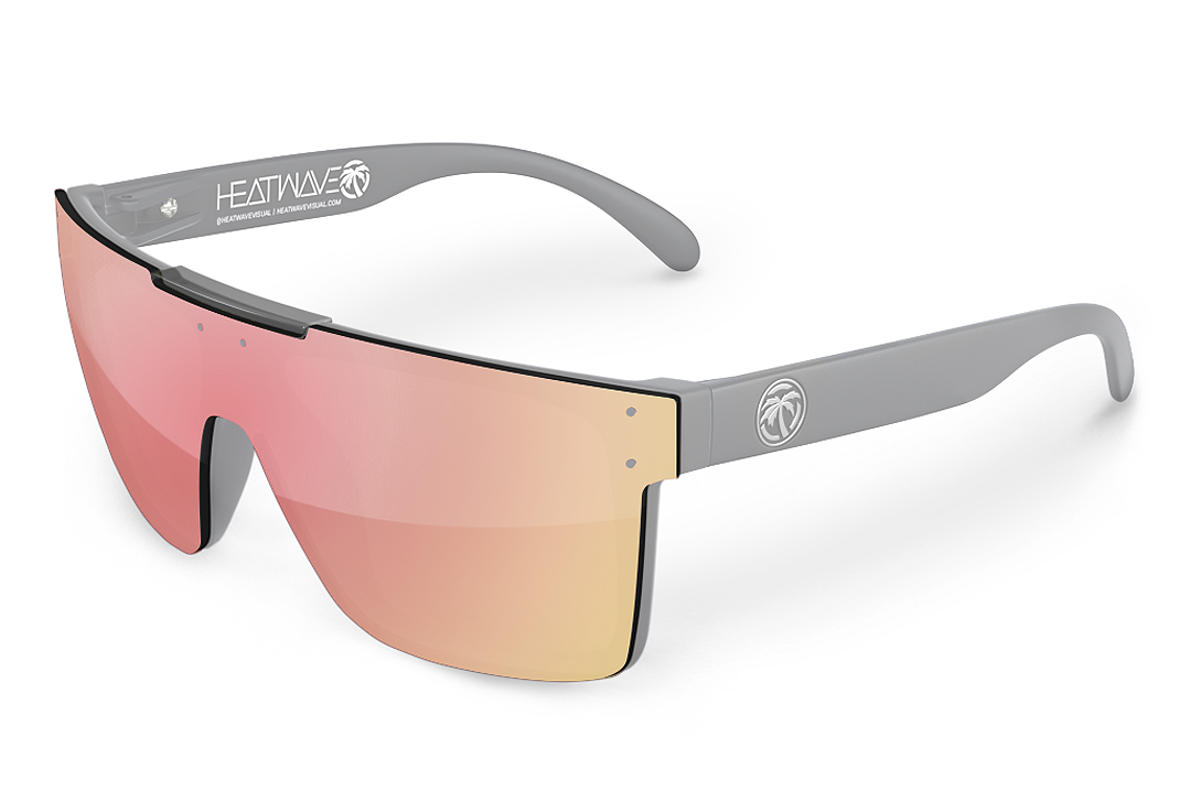 Heat Wave Visual Quatro rose gold lens.